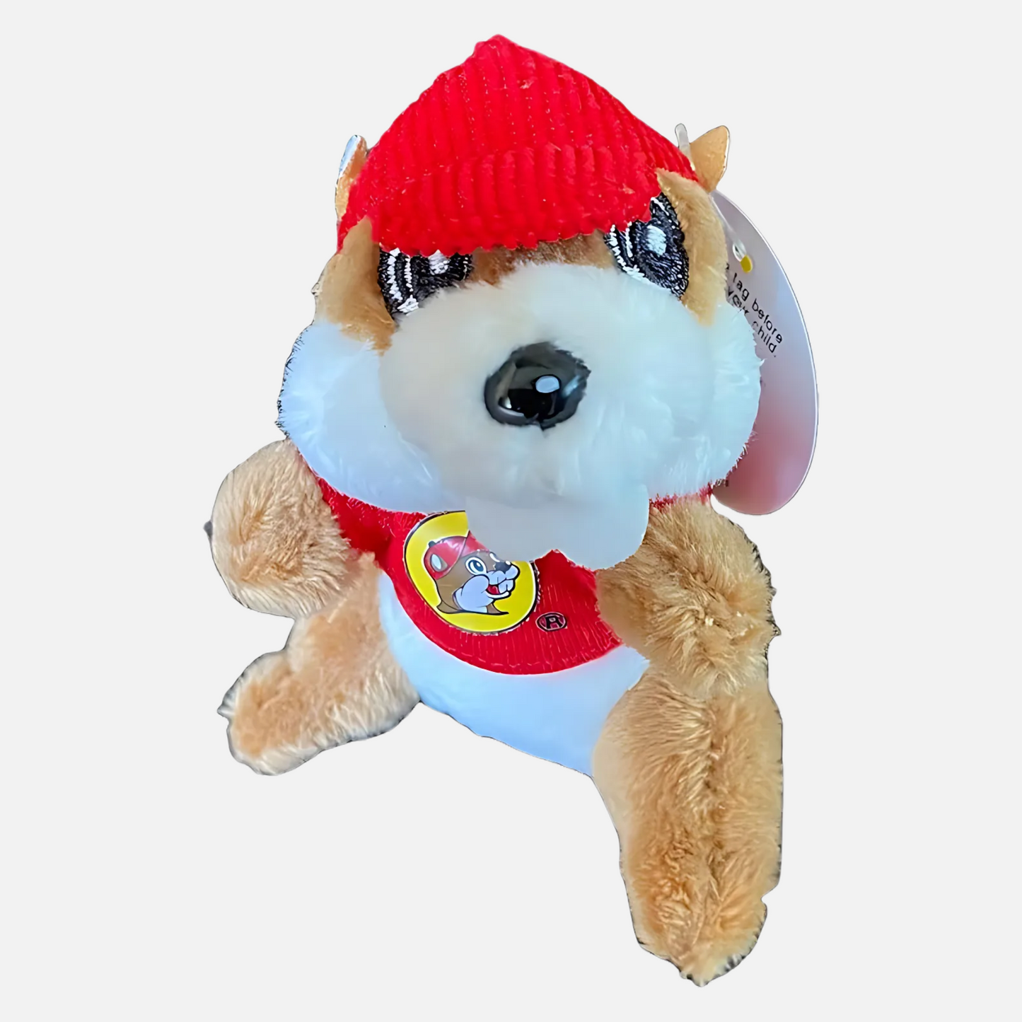 Buc-ee's Mini Stuffed Beavers Plush Keychain 4"