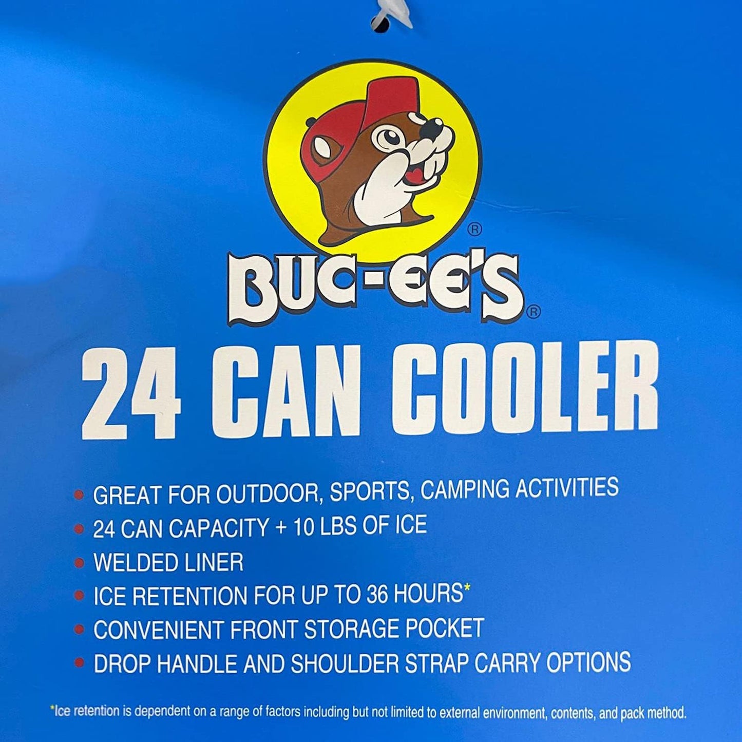 Buc-ee's Black Travelling Leak Proof Cooler Bag 24 Can