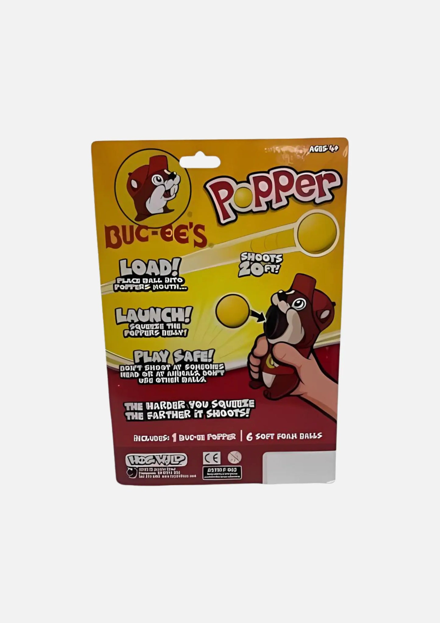 Buc-ee's Squeeze to Pop! Beaver Poppers details