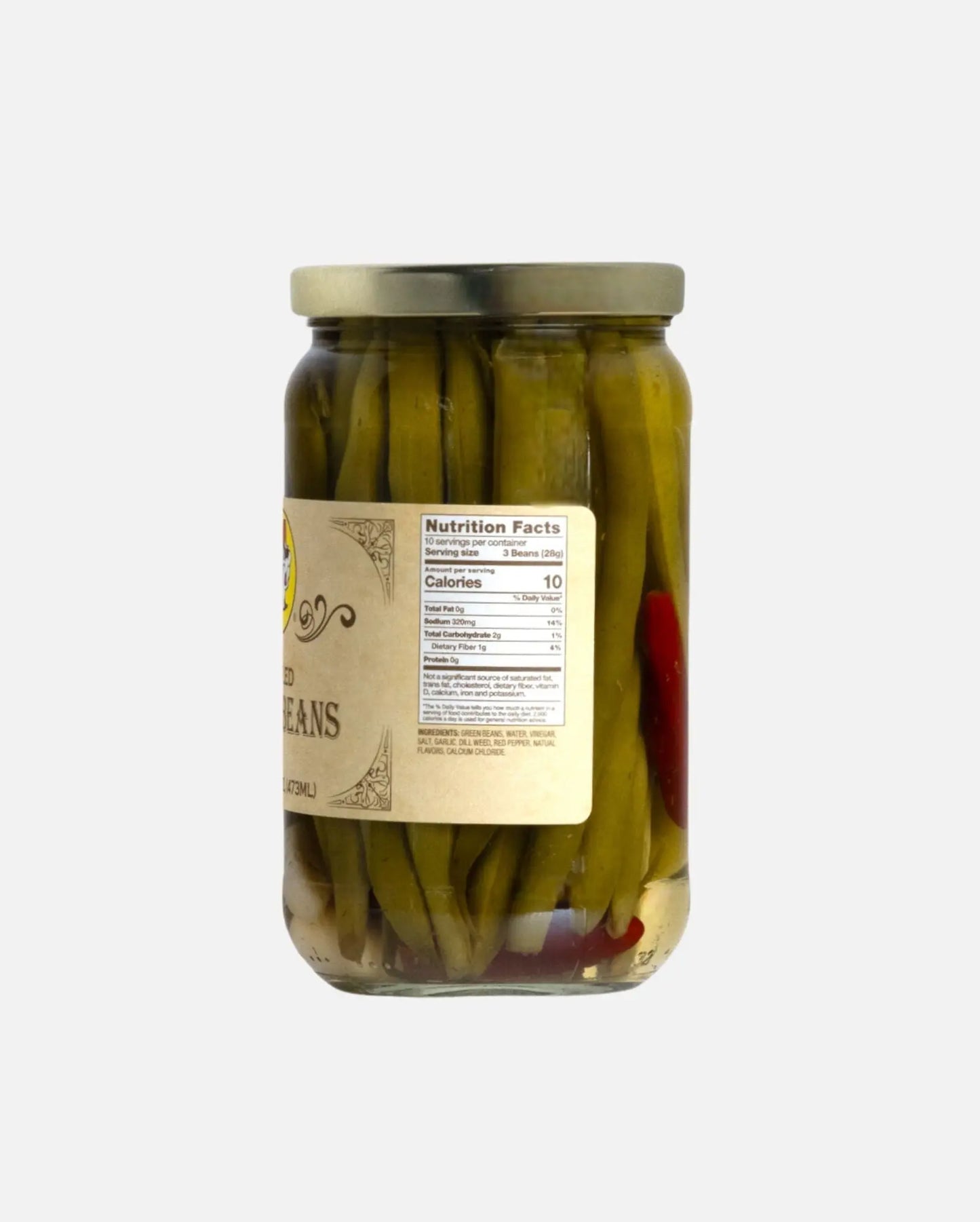 Buc-ee's Pickled Green Beans Nutrition Facts