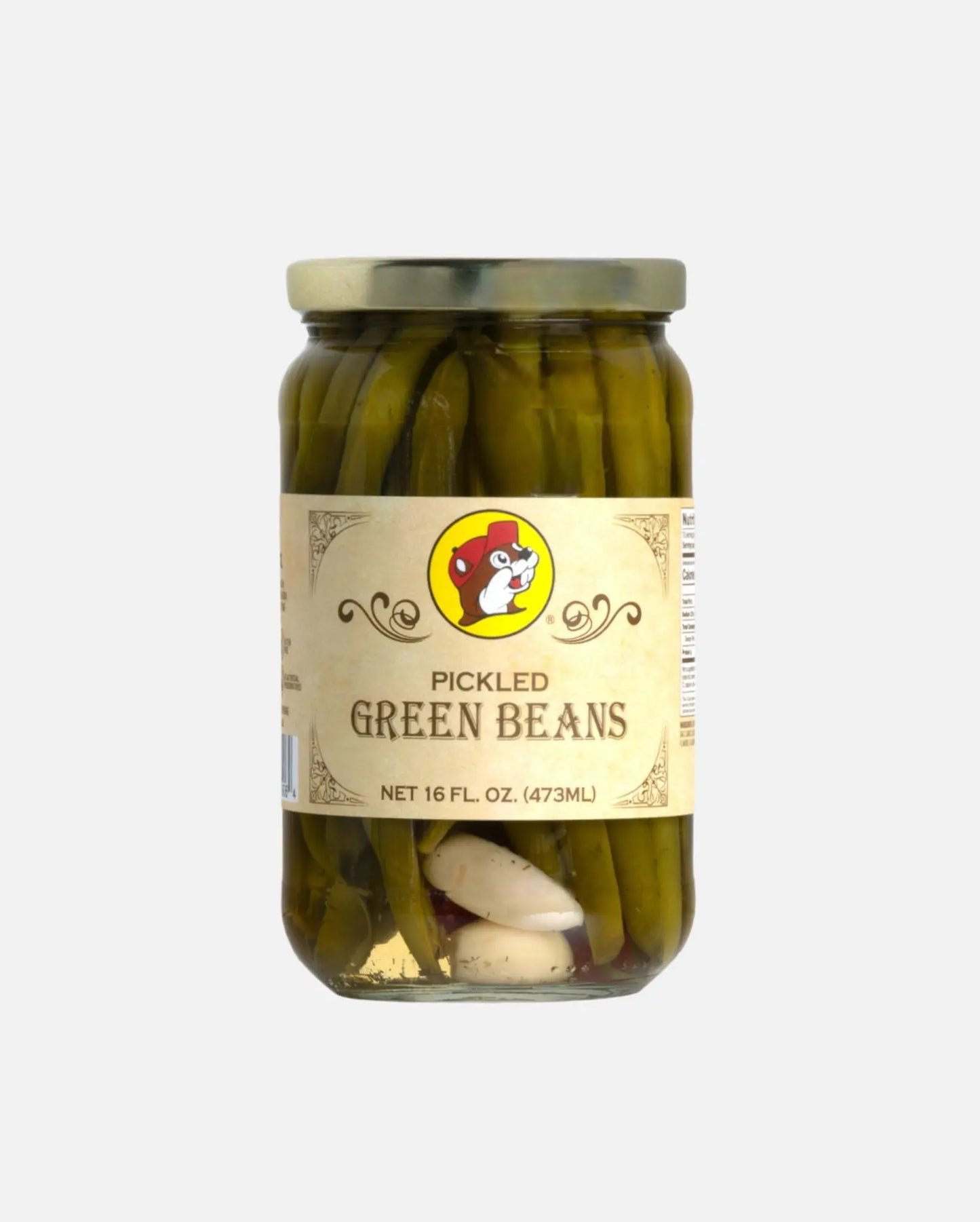 Buc-ee's Pickled Green Beans 16 Fl. Oz. sealed jar