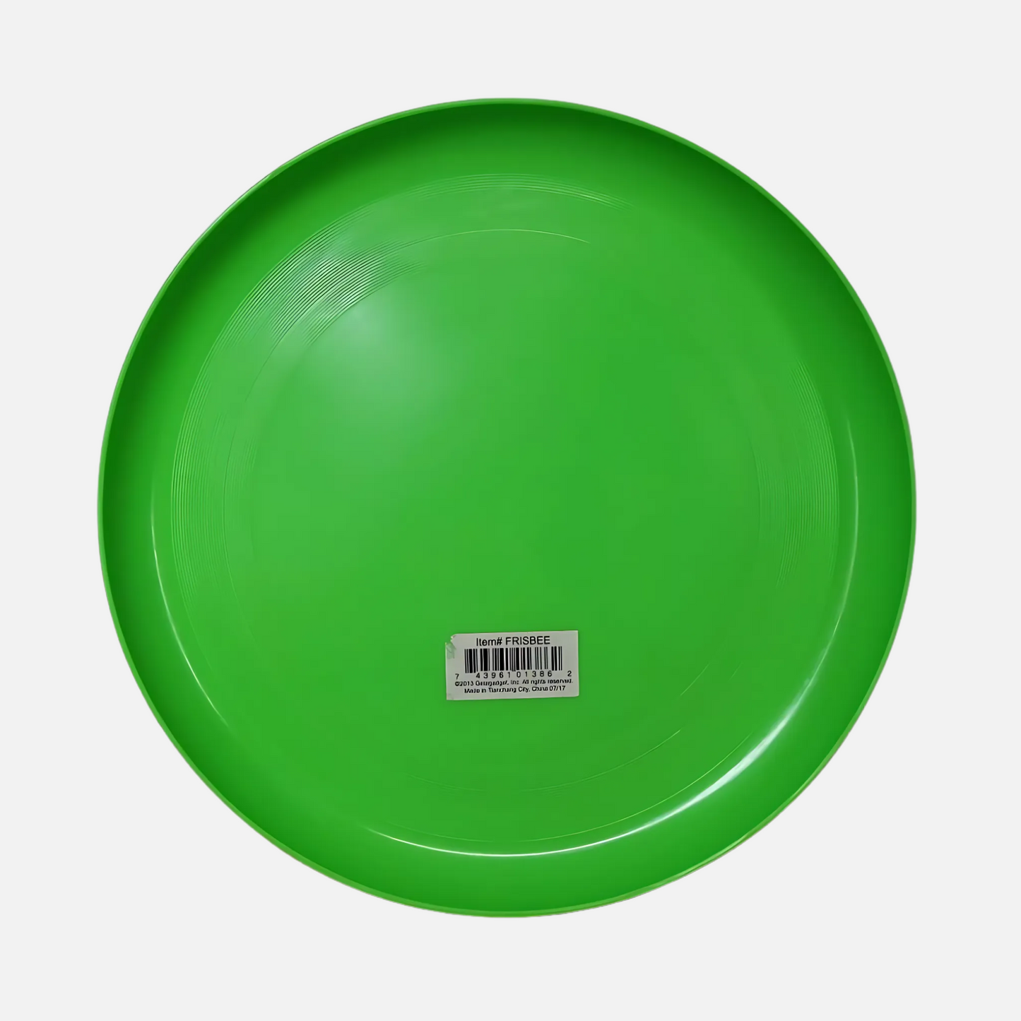Buc-ee's Green Beaver Logo Frisbee back details