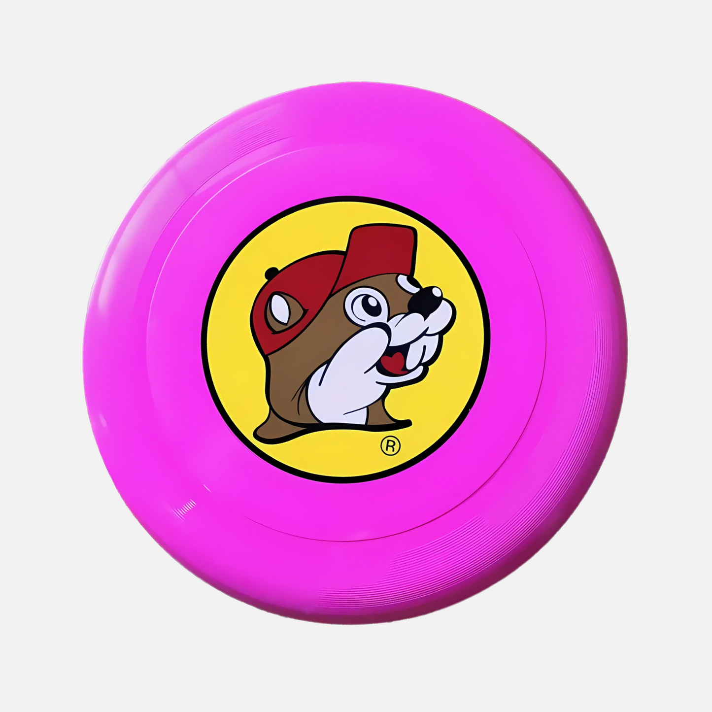 Buc-ee's Pink Beaver Logo Frisbee 11"
