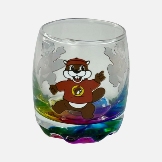 Buc-ee's Rainbow Shot Glass