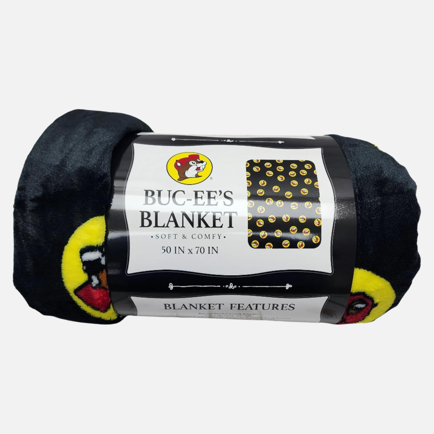 Buc-ee's Black Logo Blanket 50" by 70"