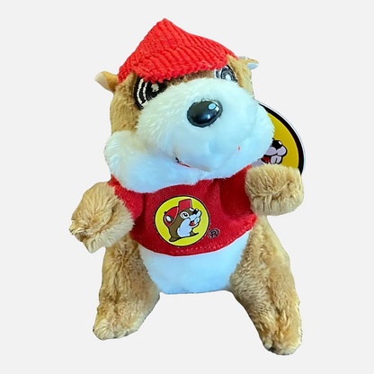 Buc-ee's Mini Stuffed Beavers Plush Keychain 4"