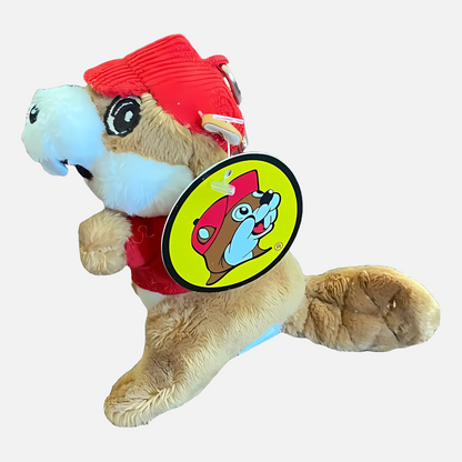 Buc-ee's Mini Stuffed Beavers Plush Keychain 4"