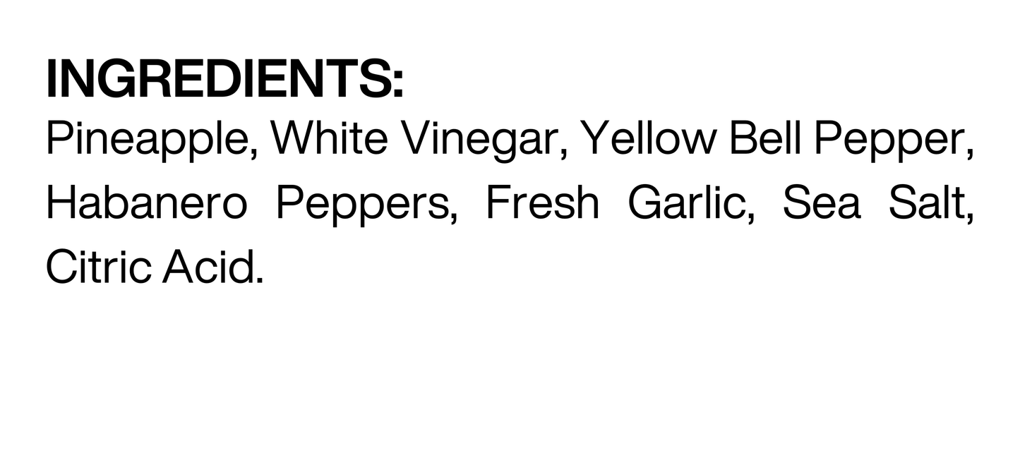 Buc-ee's Pineapple Habanero Hot Sauce
