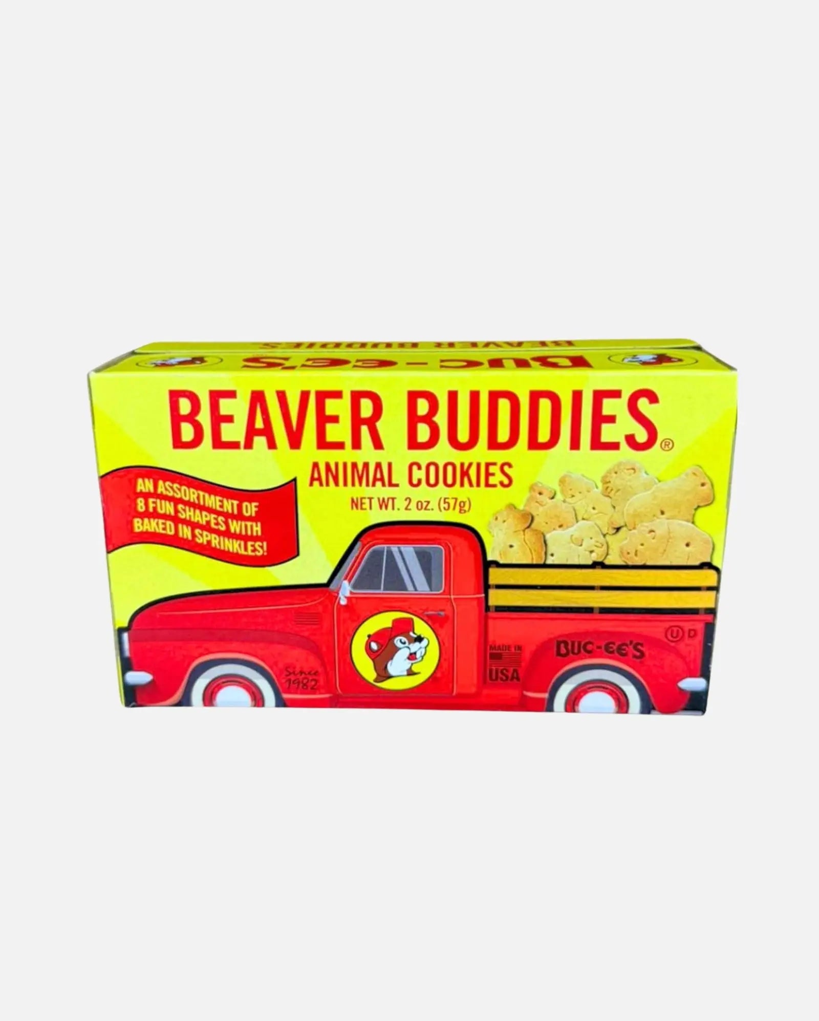Buc-ee's Beaver Buddies Animal Cookies 2oz box