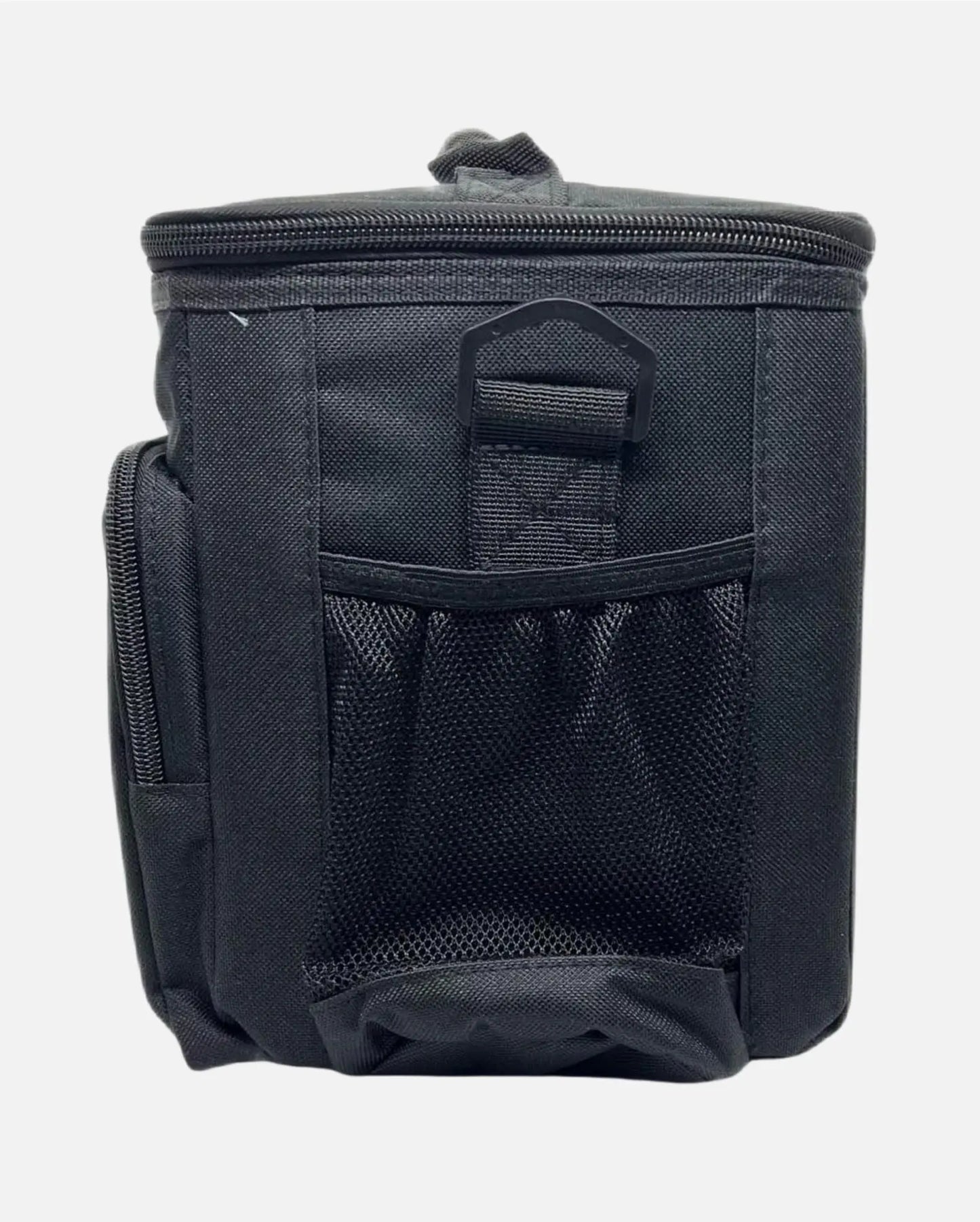 Buc-ee's Black Lunch Box Coolers side view