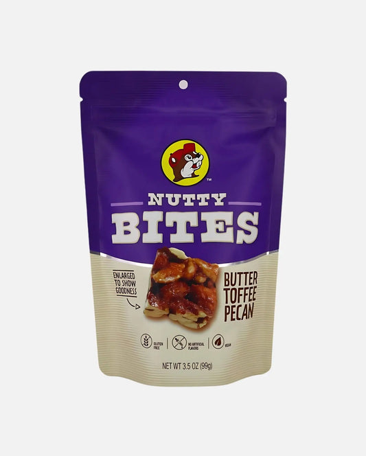 Buc-ee's Butte Toffee Pecan Nutty Bites 4oz