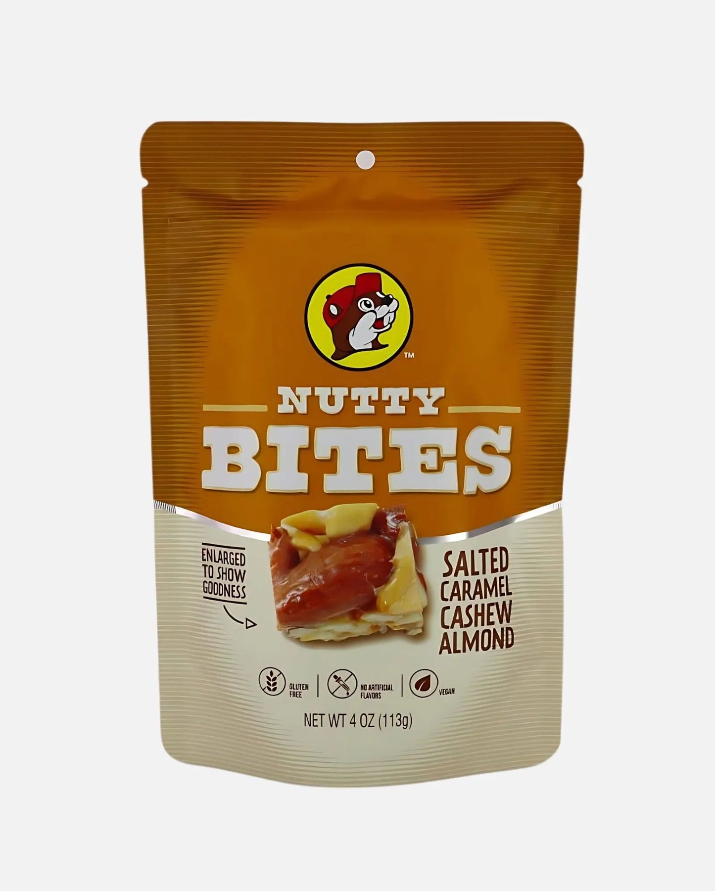 Buc-ee's Salted Caramel Cashew Almond Nutty Bites 4oz