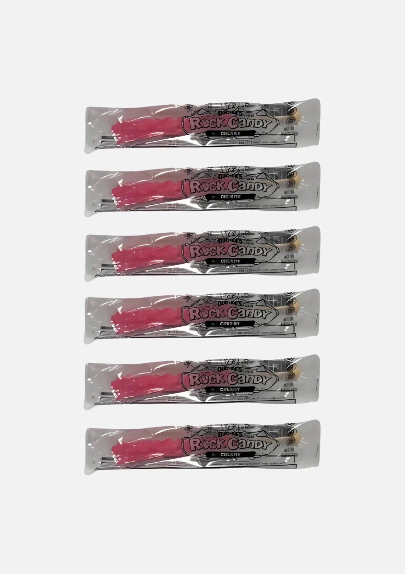 Buc-ee's Cherry Rock Candy Lollipop 0.8oz - Pack of 6