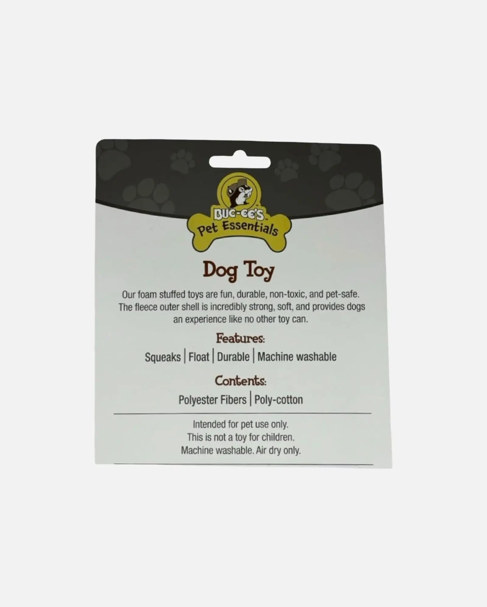 Buc-ee's Beaver Dog Chew Toy Details