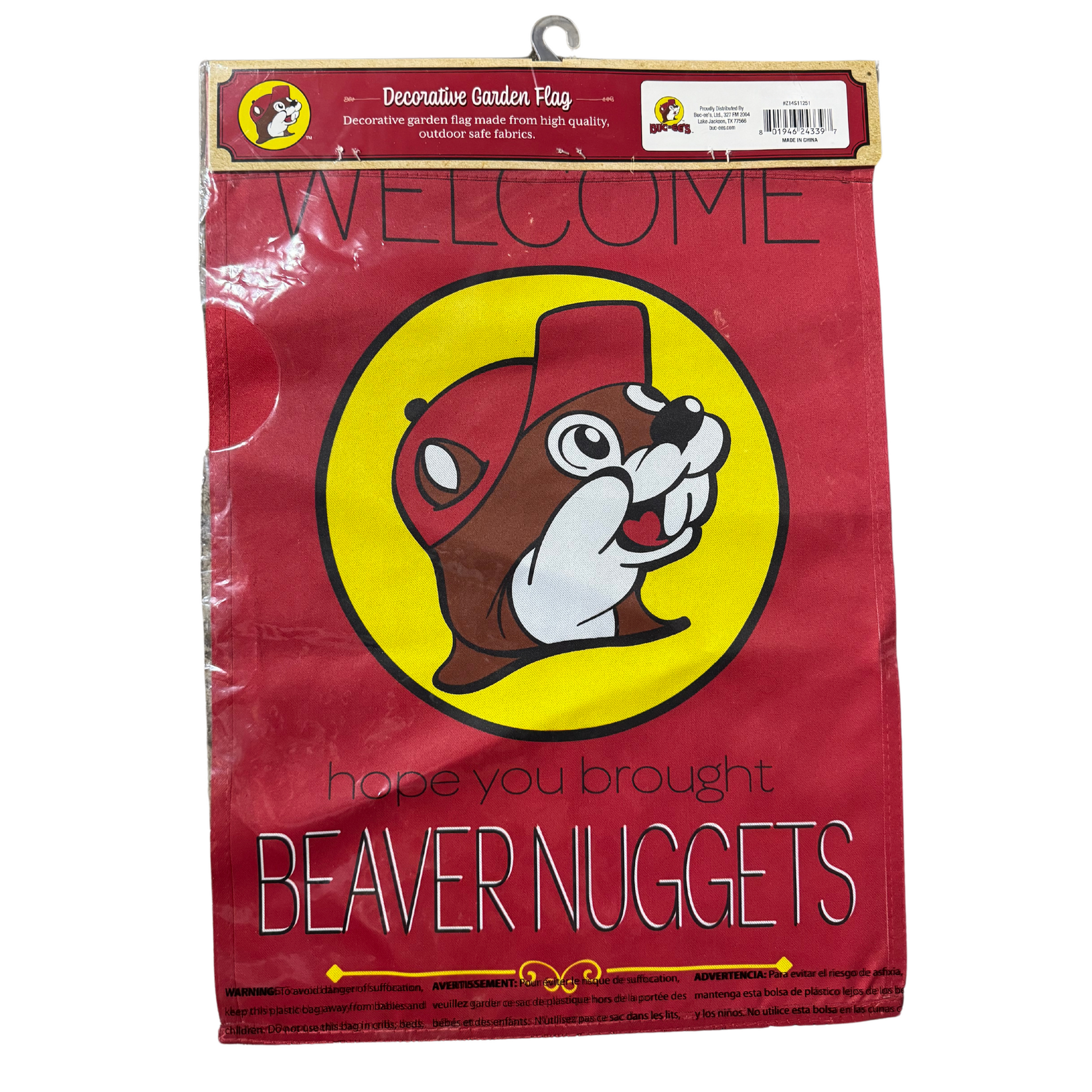 Buc-ee's Decorative Garden Flag