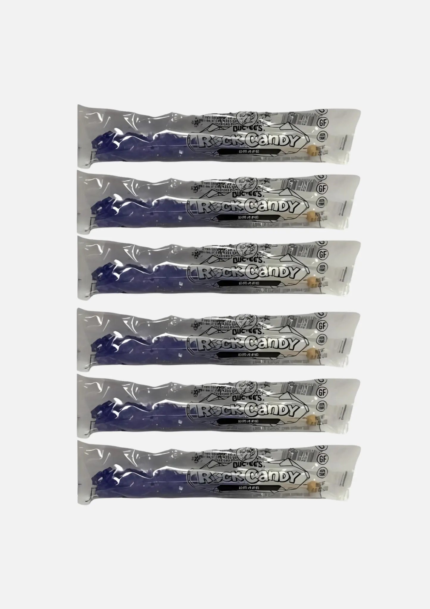 Buc-ee's Grape Rock Candy Lollipop 0.8oz - Pack of 6