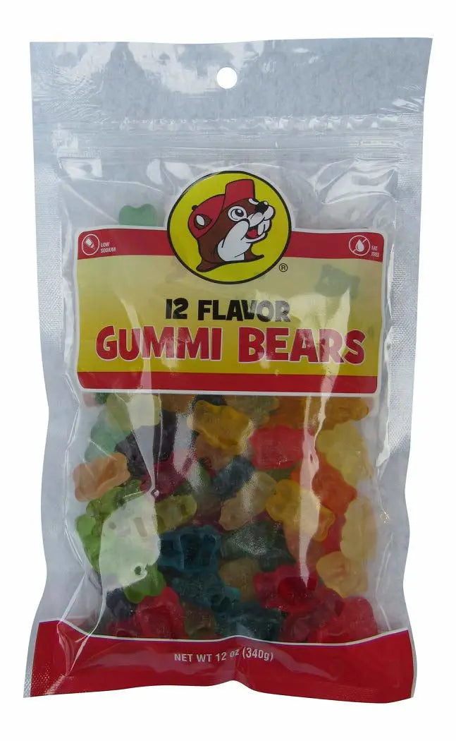 Buc-ee's Gummy Bears 12oz resealable bag