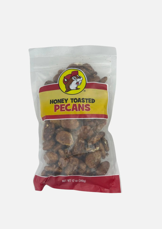 Buc-ee's Honey Toasted Pecans 12oz resealable bag