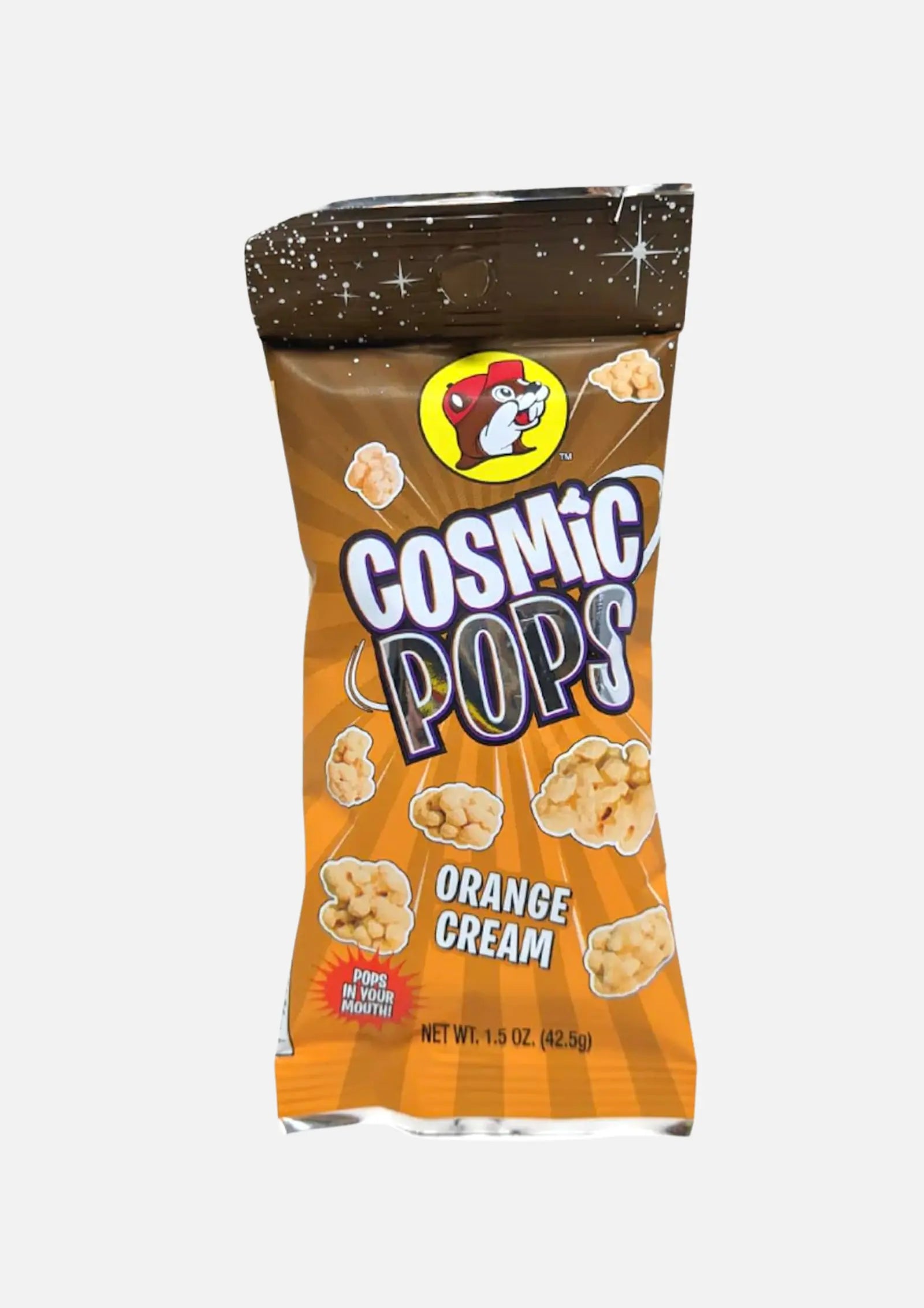Buc-ee's Orange Cream Cosmic Pops 1.5oz