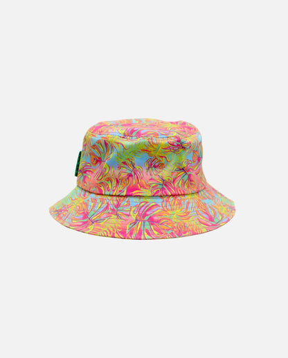 Buc-ee's Palm Leaf Bucket Hat back view