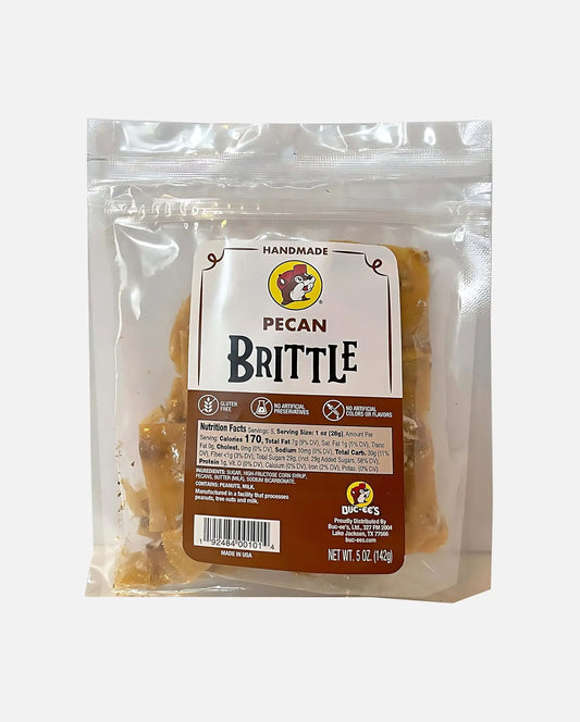 Buc-ee's Pecan Brittle 5oz resealable bag