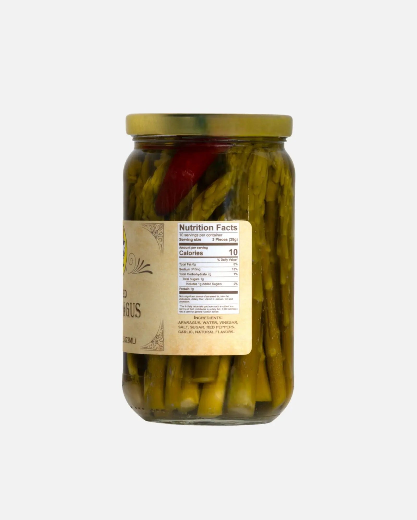 Buc-ee's Pickled Asparagus Nutrition Facts