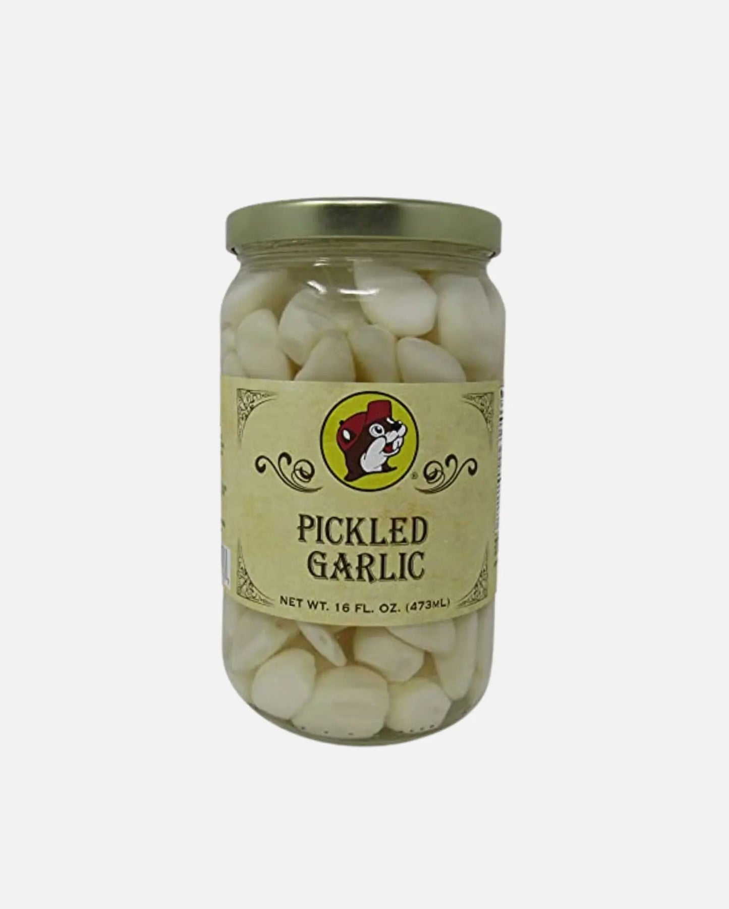 Buc-ee's Pickled Garlic 16 FL. Oz sealed jar