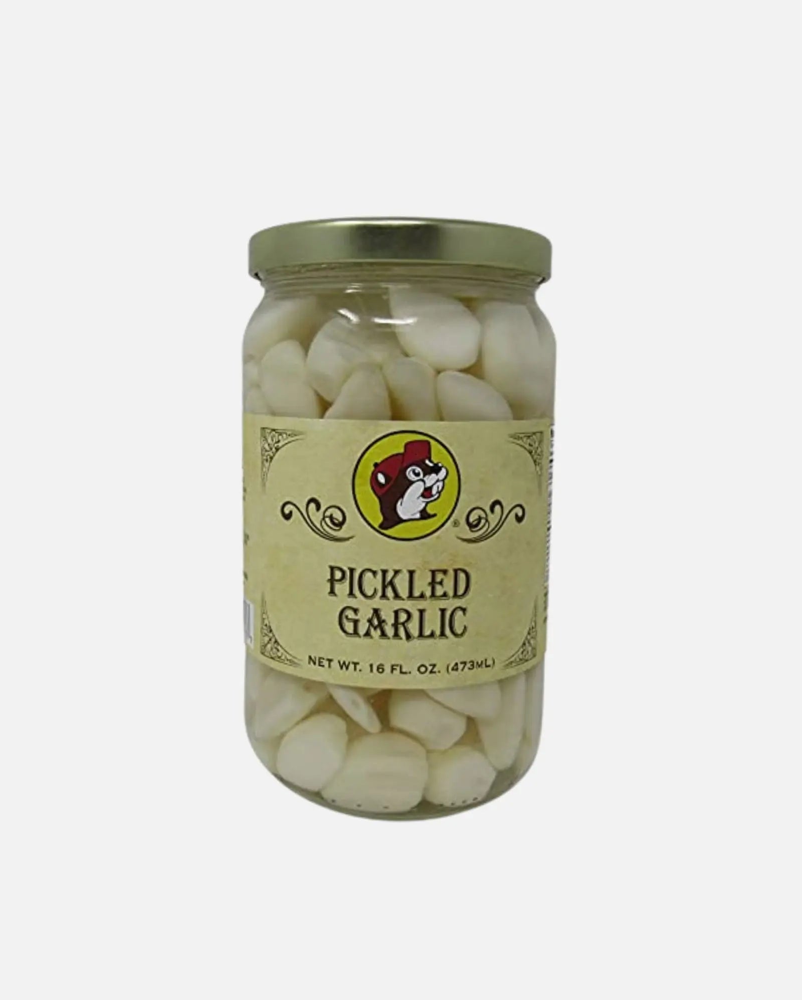 Buc-ee's Pickled Garlic 16 FL. Oz sealed jar