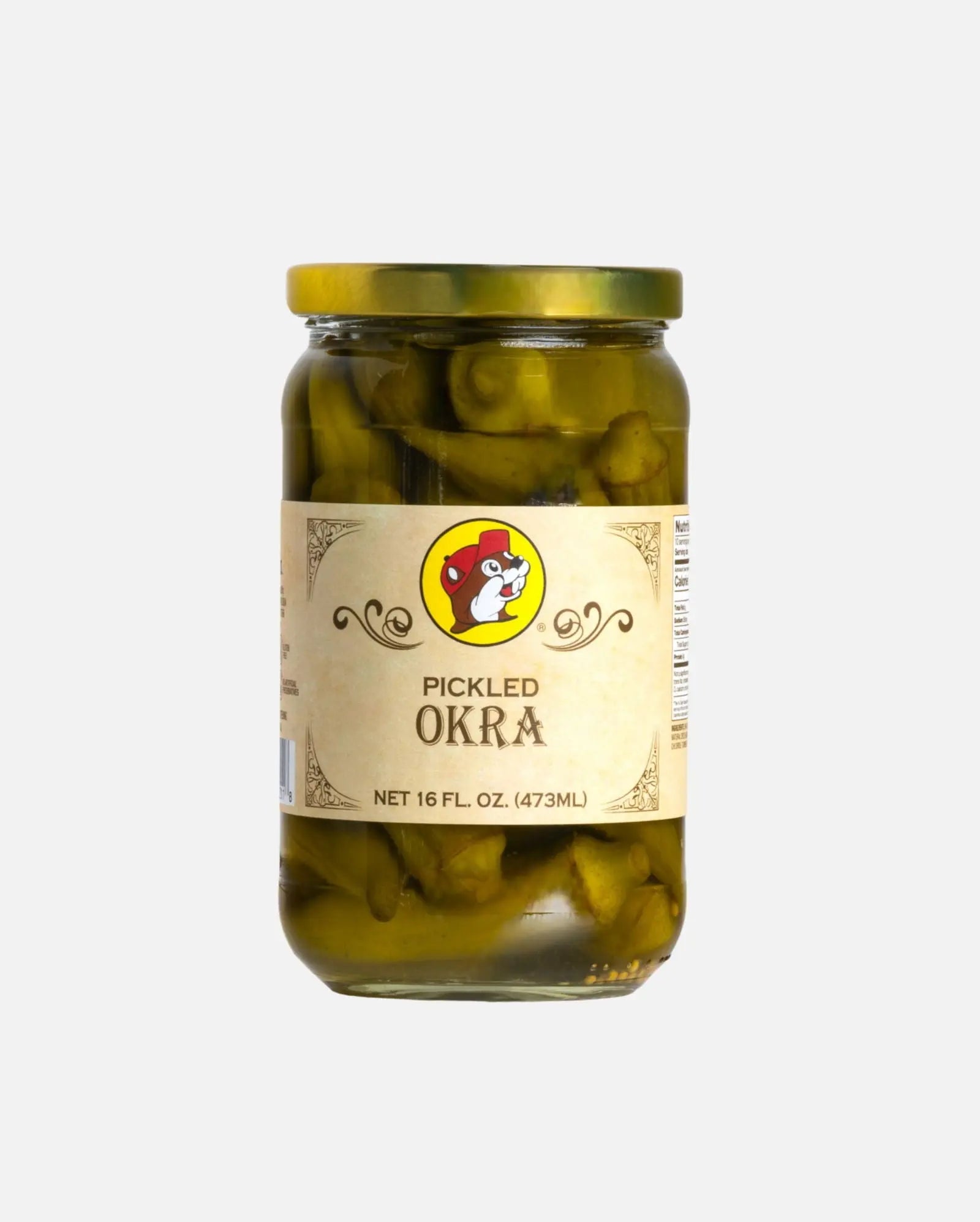 Buc-ee's Pickled Okra 16 FL. Oz sealed jar
