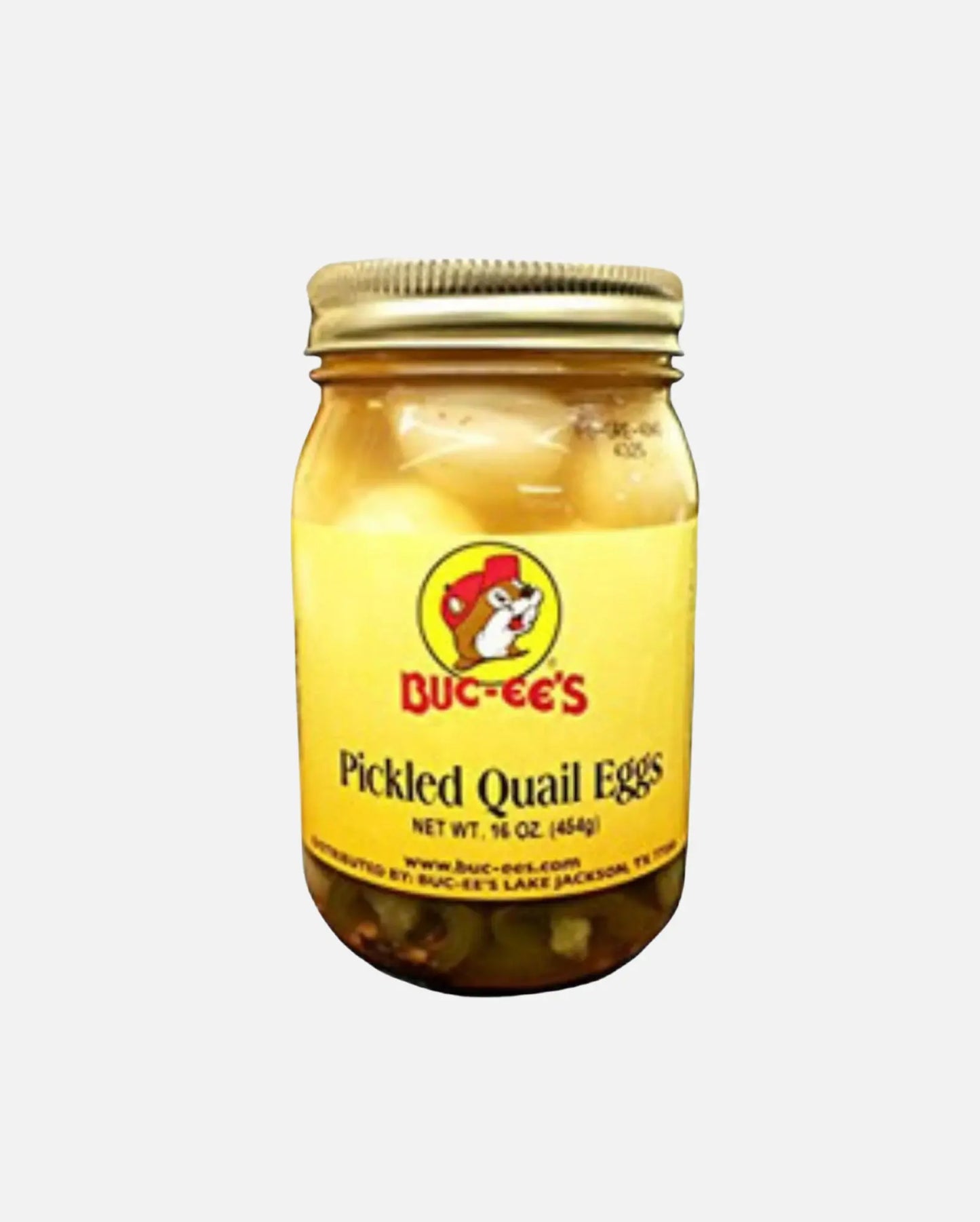 Buc-ee's Pickled Quail Eggs 16oz sealed jar
