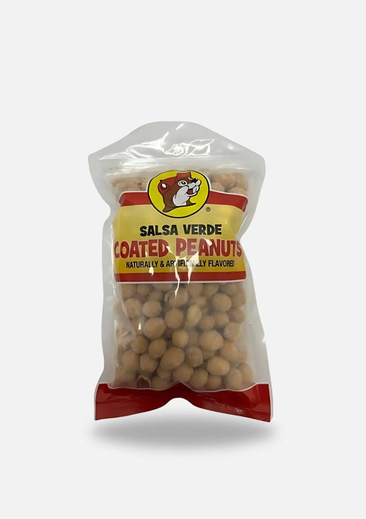 Buc-ee's Salsa Verde Coated Peanuts 12oz resealable bag