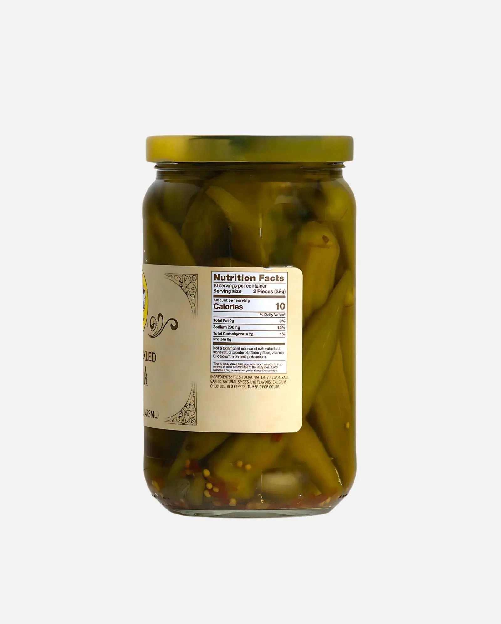 Buc-ee's Spicy Pickled Okra Nutrition Facts