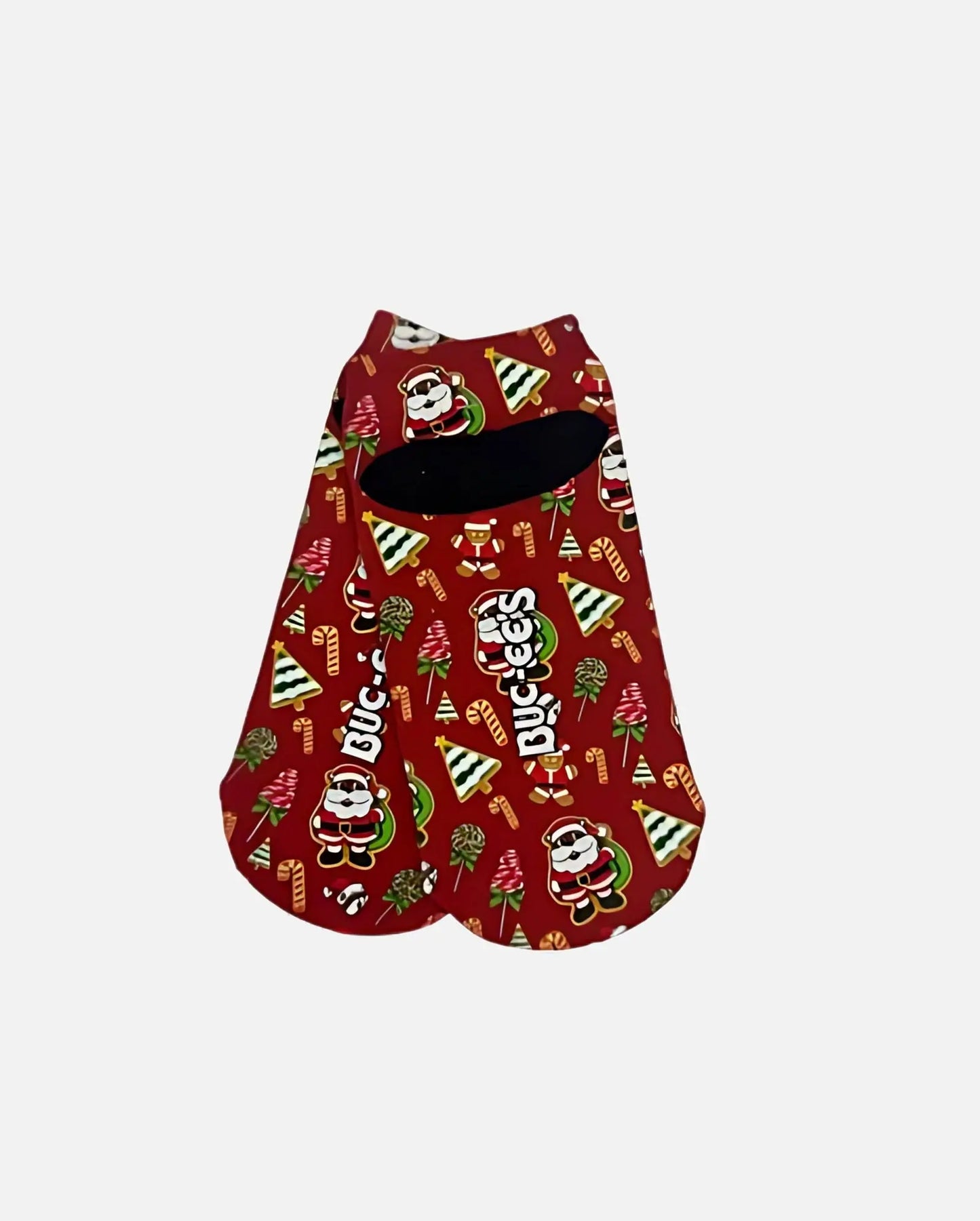 Buc-ee's Pair of Kids Christmas No-show Socks with grippers