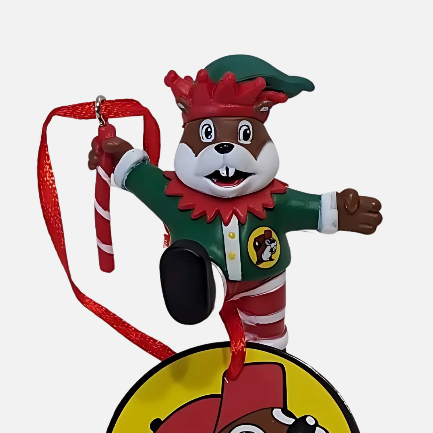 Buc-ee's Beaver Elf Christmas Ornaments Figure