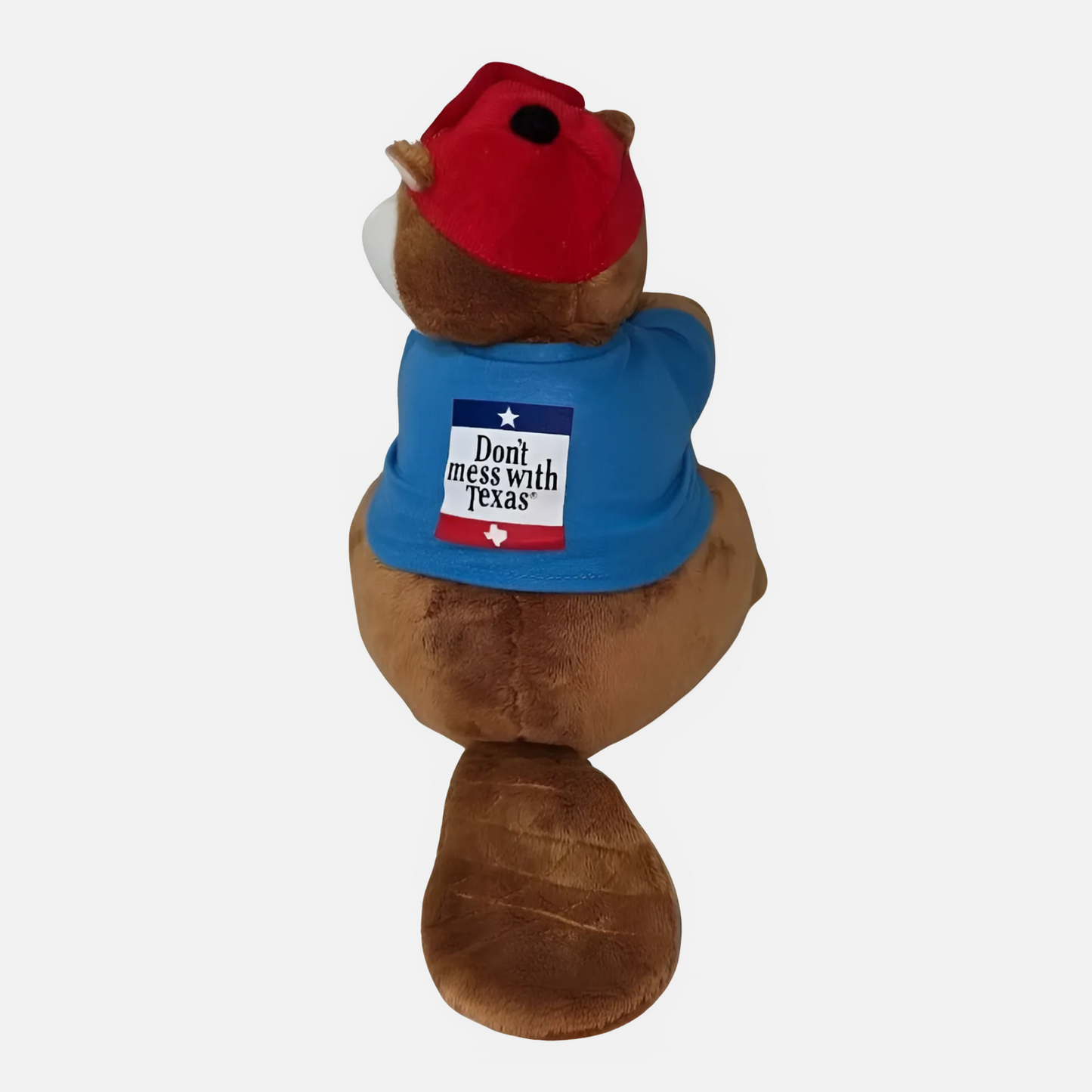 Buc-ee's Don't Mess With Texas Beaver Plush back view