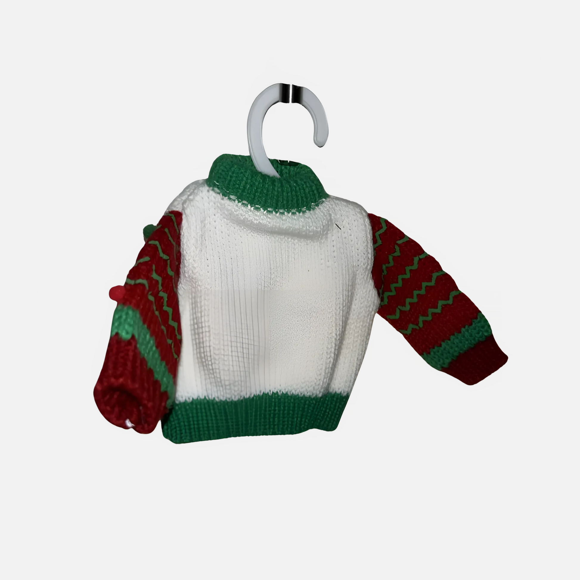 Buc-ee's Ugly Sweater Wine Bottle Decor back details
